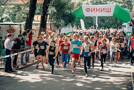 Сотрудники ОАО "Урожайное" приняли участие в ежегодном традиционном забеге "Зеленый марафон".