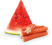 Острый томатно-арбузный Гаспачо с крабом