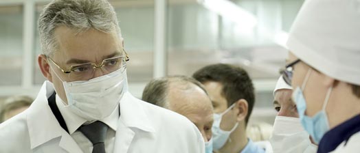 Stavropol Krai’s governor Vladimir Vladimirov has visited the innovative plant of Urozhaynoye OJSC.