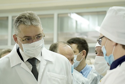 Stavropol Krai’s governor Vladimir Vladimirov has visited the innovative plant of Urozhaynoye OJSC.