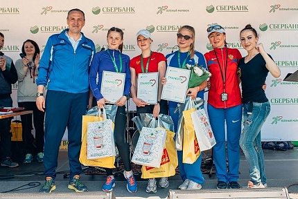 Сотрудники ОАО "Урожайное" приняли участие в ежегодном традиционном забеге "Зеленый марафон".