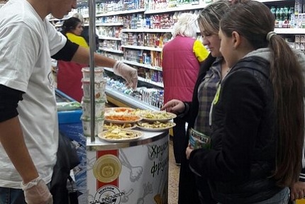 Промо-акции по дегустации продукции в магазинах "Жемчужина" регион КМВ